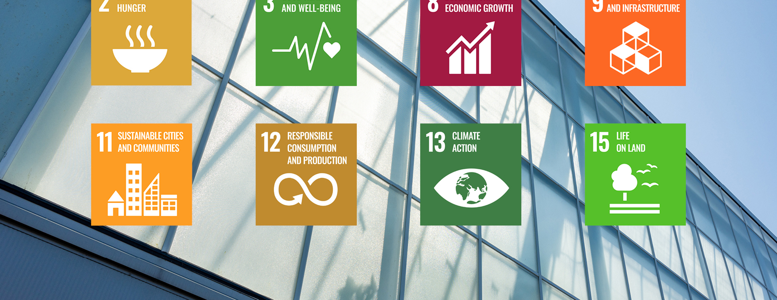 ثمانية أهداف SDG مدرجة في شعار الدرع الواقي لمجموعة كوبو
